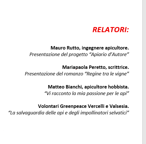 relatori ed interventi