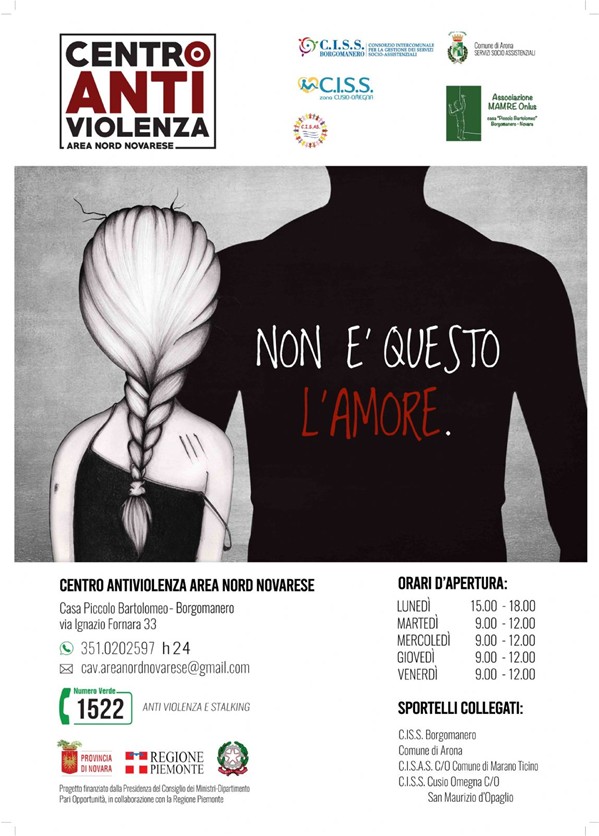 CENTRO ANTIVIOLENZA AREA NORD NOVARESE