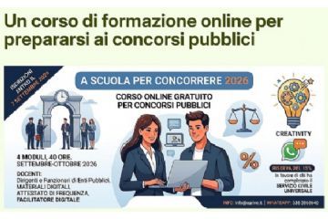Corso gratuito "A scuola per concorrere"