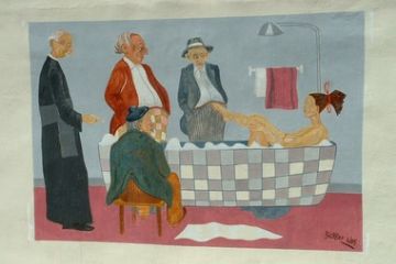 Titolo: "Clotilde nel bagno di schiuma"<br>Autore: Bickler Dietrich